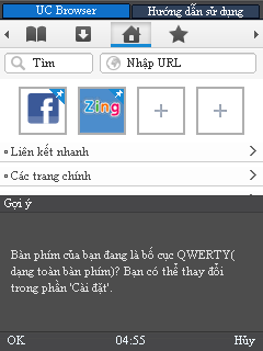   Hướng dẫn chi tiết cài đặt và sử dụng trình duyệt UC Browser 